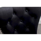 Fauteuil Montura en velours capitonné de Roundhill Furniture (lot de 2)