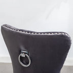 Fauteuil Montura en velours capitonné de Roundhill Furniture (lot de 2)