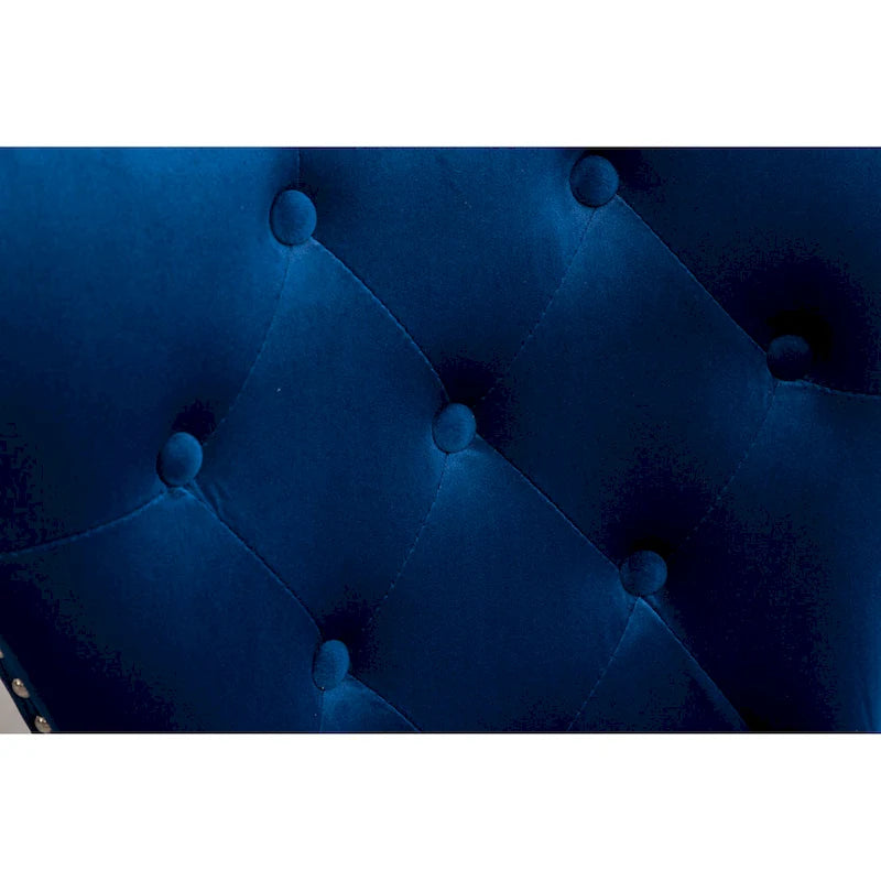 Fauteuil Montura en velours capitonné de Roundhill Furniture (lot de 2)