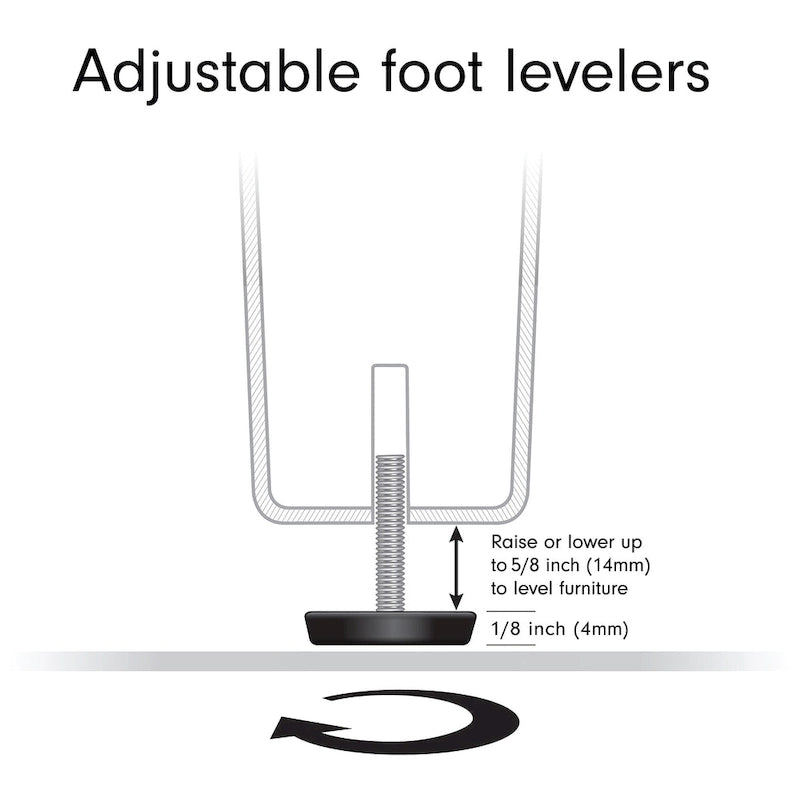 Table d'appoint carrée Langston de 22 pouces de large - 22 pouces de large