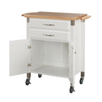 Chariot de cuisine Homestyles Dolly Madison avec plateau en bois