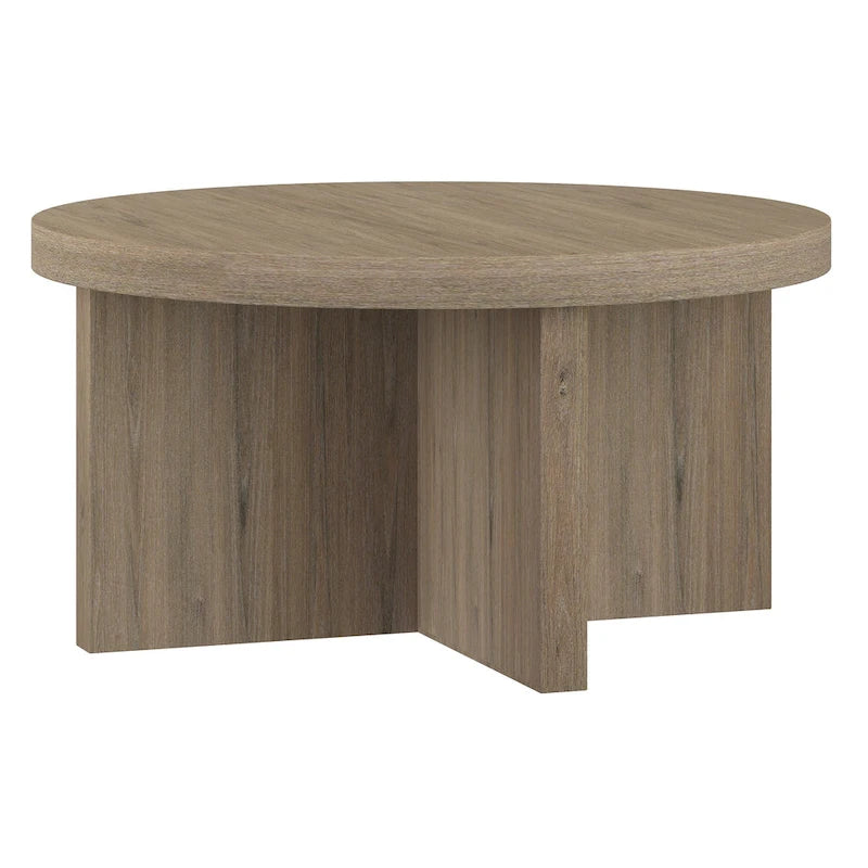 Table basse ronde Elna 33 de large - 33 pouces de large