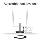 Table basse ronde Elna 33 de large - 33 pouces de large