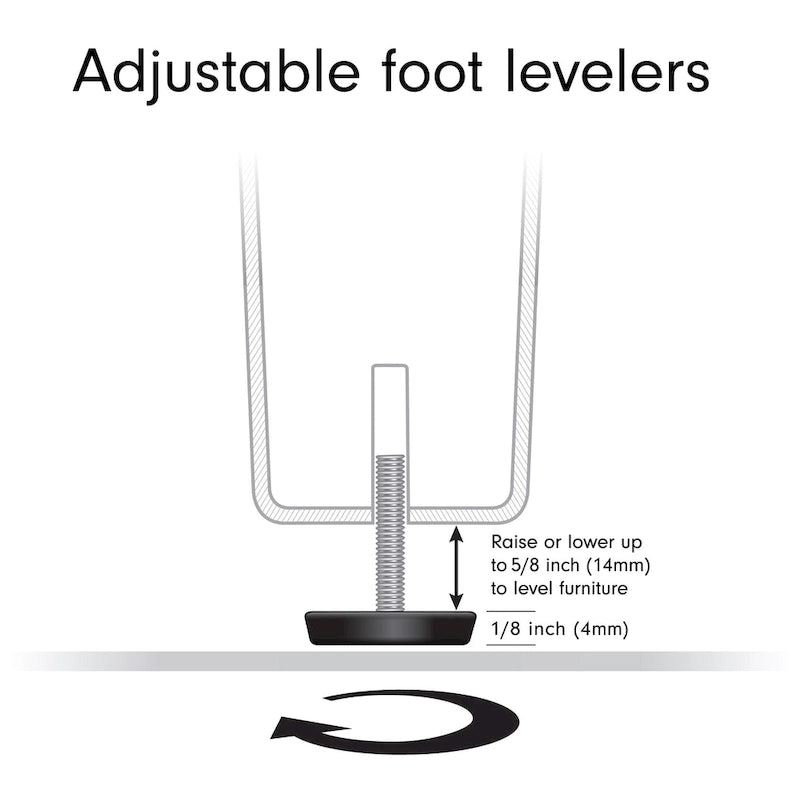 Table basse ronde Elna 33 de large - 33 pouces de large