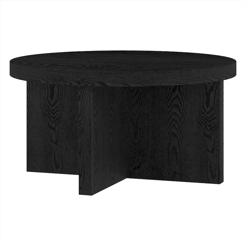 Table basse ronde Elna 33 de large - 33 pouces de large