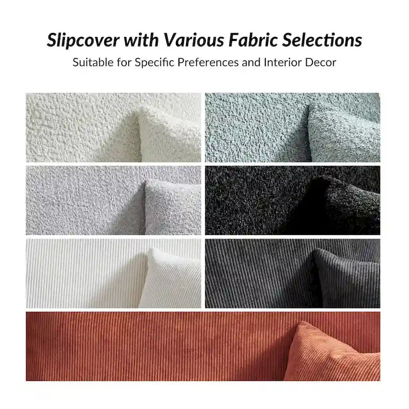 Canapé moderne Volkhard 80.5 avec housse et coussin de dossier amovible par HULALA HOME