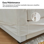 Canapé moderne Volkhard 80.5 avec housse et coussin de dossier amovible par HULALA HOME