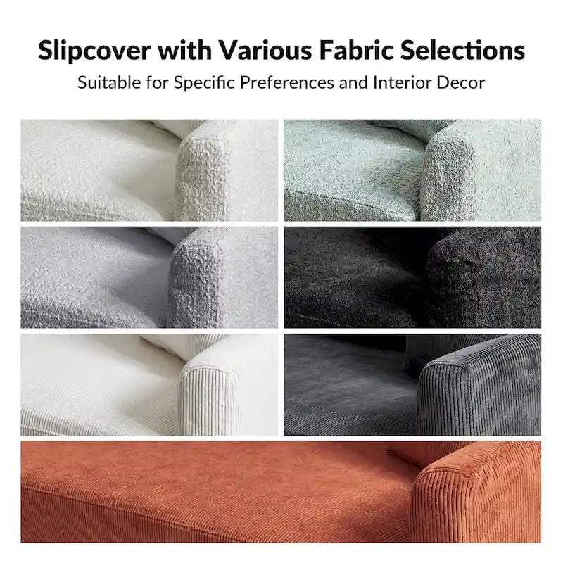 Canapé moderne Volkhard 80.5 avec housse et coussin de dossier amovible par HULALA HOME