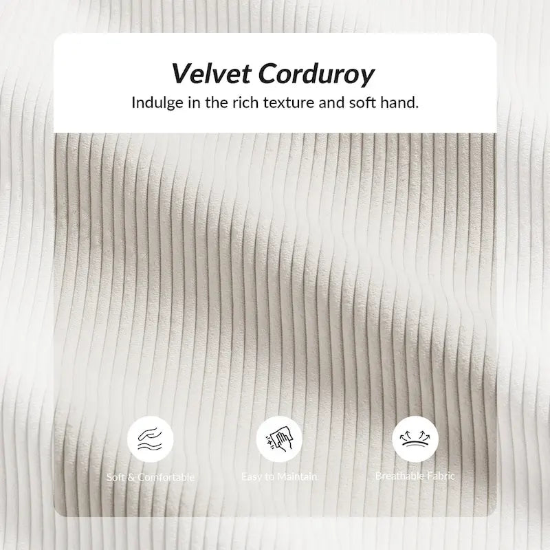 Canapé moderne Volkhard 80.5 avec housse et coussin de dossier amovible par HULALA HOME