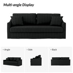 Canapé moderne Volkhard 80.5 avec housse et coussin de dossier amovible par HULALA HOME