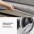 Canapé moderne Volkhard 80.5 avec housse et coussin de dossier amovible par HULALA HOME