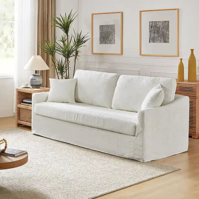 Canapé moderne Volkhard 80.5 avec housse et coussin de dossier amovible par HULALA HOME