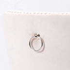 Ensemble de 2 chaises de salle à manger, fauteuil d'appoint capitonné sans accoudoirs avec anneau de dossier et garniture cloutée