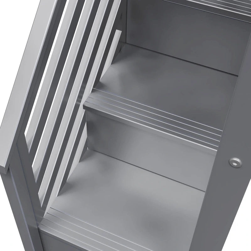 Max et Lily Lit mezzanine bas avec escalier