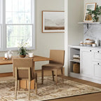 Chaise de salle à manger moderne Gracie, chaise de salle à manger d'appoint rembourrée