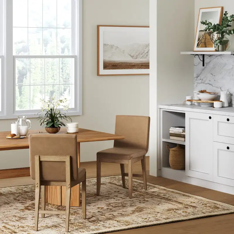 Chaise de salle à manger moderne Gracie, chaise de salle à manger d'appoint rembourrée