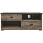 Meuble TV Trinell Casual grand format, marron