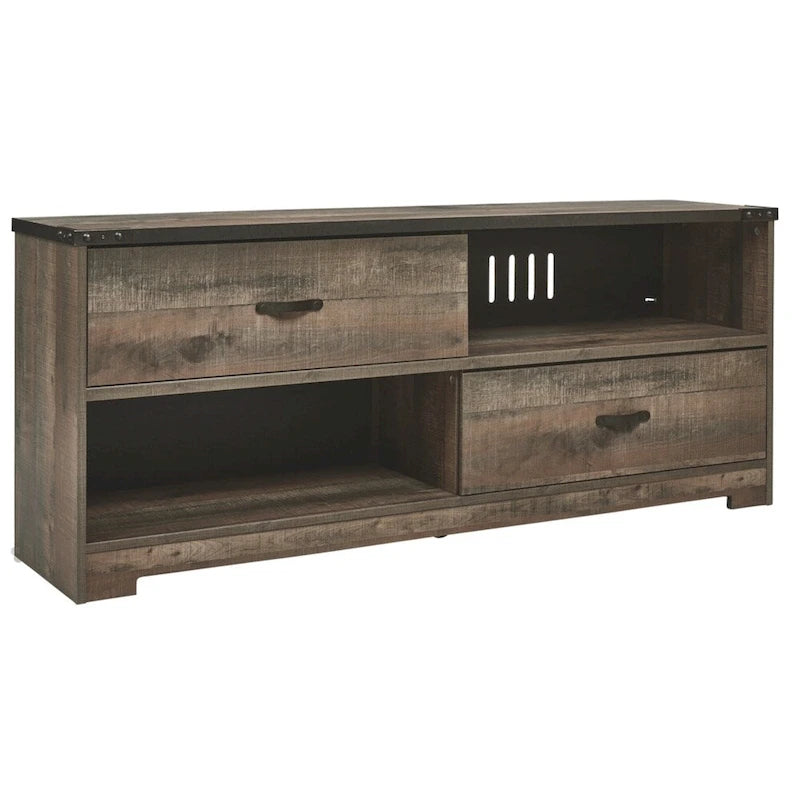 Meuble TV Trinell Casual grand format, marron