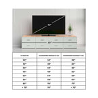 Meuble TV Trinell Casual grand format, marron
