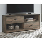 Meuble TV Trinell Casual grand format, marron