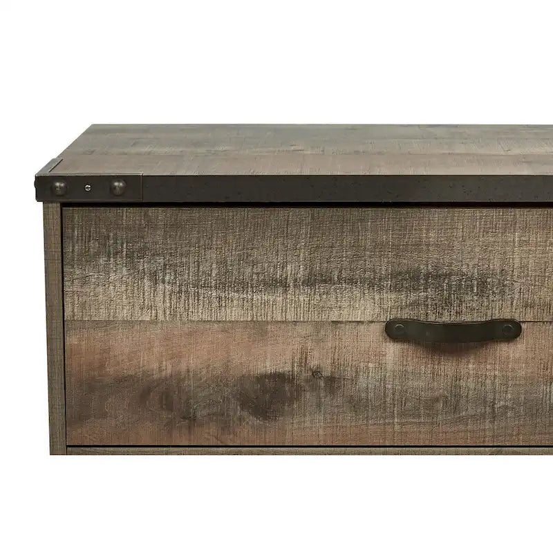 Meuble TV Trinell Casual grand format, marron