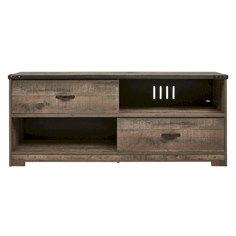 Meuble TV Trinell Casual grand format, marron