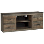 Meuble TV Trinell Casual grand format, marron