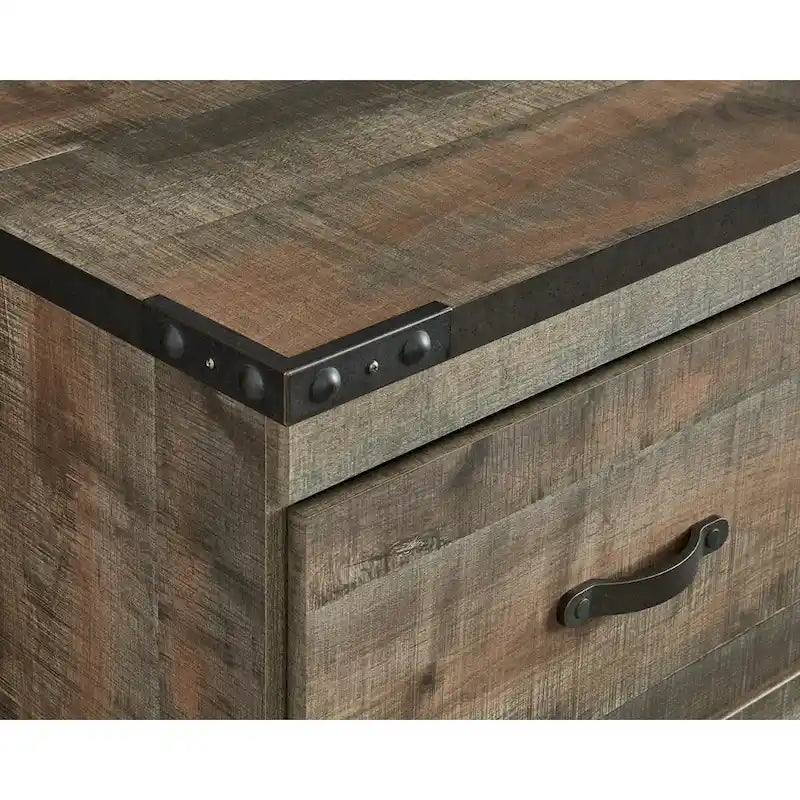 Meuble TV Trinell Casual grand format, marron