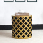 Ensemble de 2 tables d'appoint gigognes rondes Adeco - Lot de 2