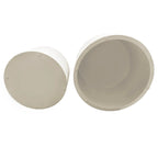 Ensemble de tables basses gigognes à rayures ondulées pour salon et chambre