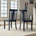 Chaises de salle à manger Wilmington II à dossier à lattes en bois par iNSPIRE Q Classic (ensemble de 2)