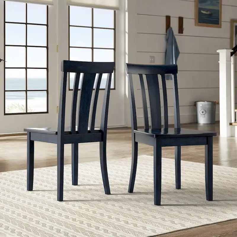 Chaises de salle à manger Wilmington II à dossier à lattes en bois par iNSPIRE Q Classic (ensemble de 2)