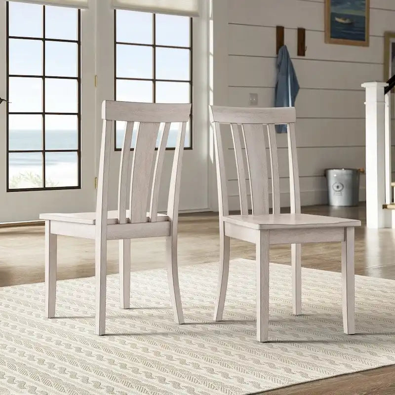 Chaises de salle à manger Wilmington II à dossier à lattes en bois par iNSPIRE Q Classic (ensemble de 2)