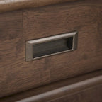 Table d'appoint rectangulaire WYNDENHALL Tierney en bois massif, style moderne du milieu du siècle, 56 cm de large - 56 cm L x 51 cm P x 56 cm H