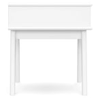 Table d'appoint rectangulaire WYNDENHALL Tierney en bois massif, style moderne du milieu du siècle, 56 cm de large - 56 cm L x 51 cm P x 56 cm H