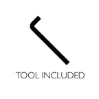 Table basse Leick Home Mission à deux tiroirs avec étagère