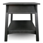 Table basse Leick Home Mission à deux tiroirs avec étagère