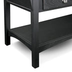 Table basse Leick Home Mission à deux tiroirs avec étagère