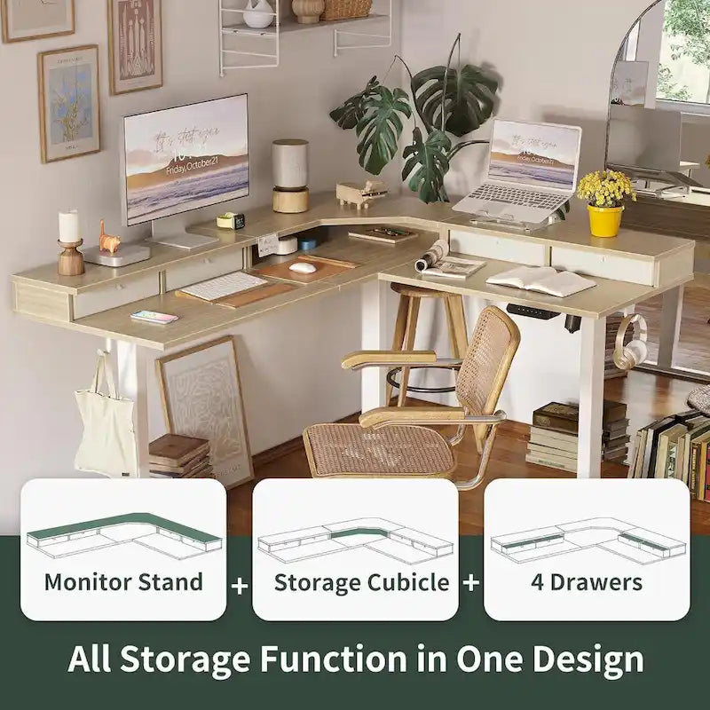 FEZIBO/Mobilier de bureau à domicile/Bois/Bureaux