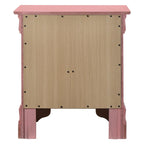 Table de chevet en bois à 2 tiroirs Louis Philippe