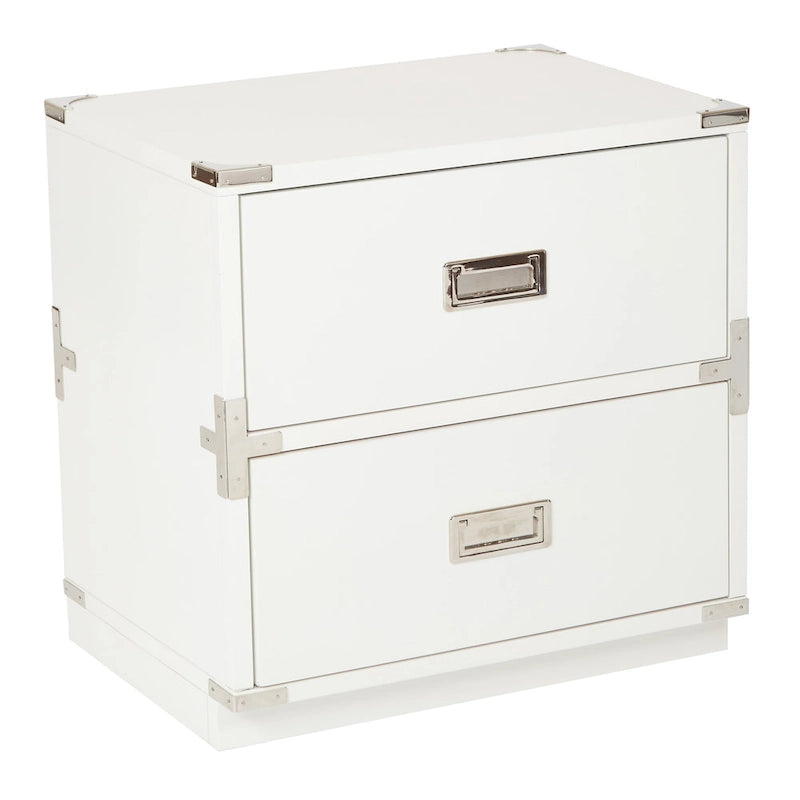 Meuble de rangement d'appoint Wellington à 2 tiroirs