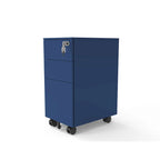Classeur mobile à 3 tiroirs verrouillables Owen Urban en métal mat de Furniture of America
