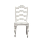 Ensemble de 3 pièces Magnolia Manor Antique White Weathered Bark à feuilles tombantes