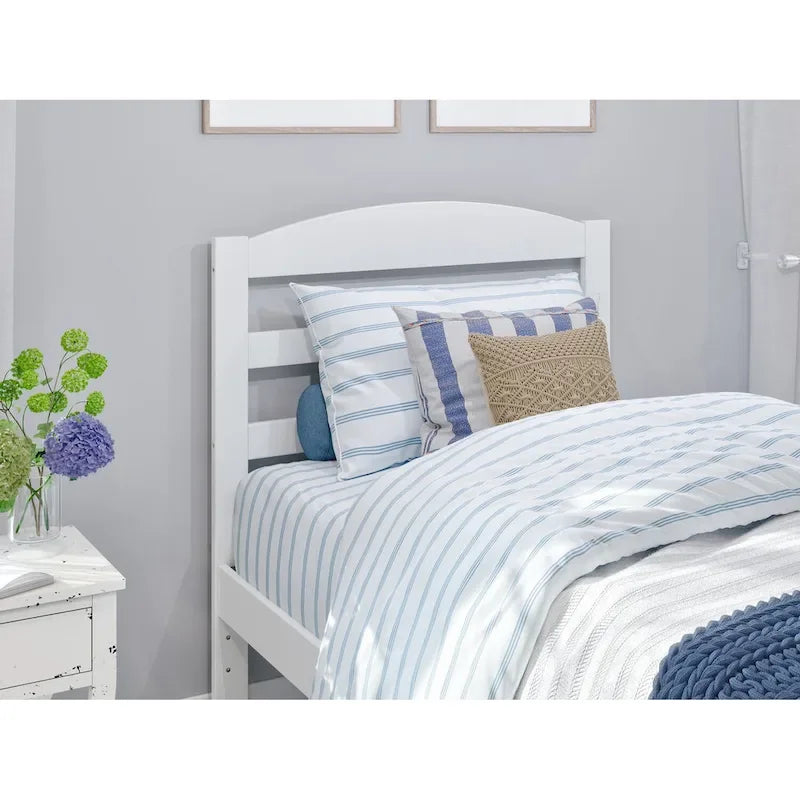 Lit plateforme Warren avec pied de lit et 2 tiroirs de rangement