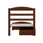 Lit plateforme Warren avec pied de lit et 2 tiroirs de rangement