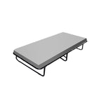 Lit pliant Onetan 14 pouces avec matelas en mousse à mémoire de forme luxueux, lit d'appoint portable