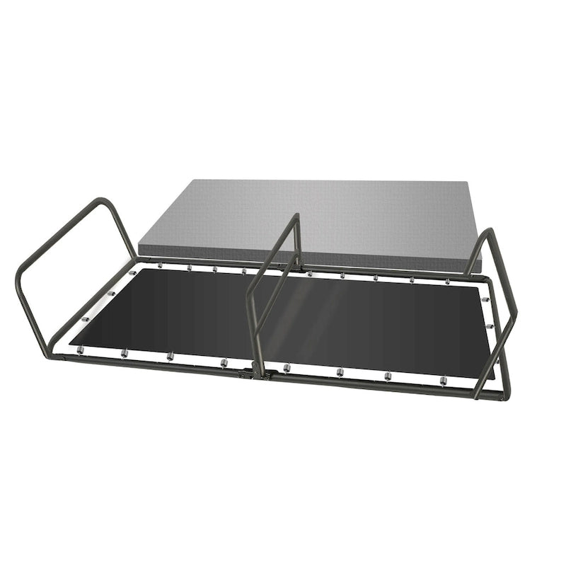 Lit pliant Onetan 14 pouces avec matelas en mousse à mémoire de forme luxueux, lit d'appoint portable