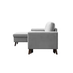 Canapé-lit d'angle réversible 88 avec rangement et méridienne (côté gauche/droite).