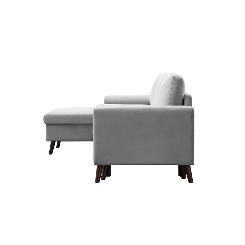 Canapé-lit d'angle réversible 88 avec rangement et méridienne (côté gauche/droite).