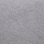 Canapé d'angle moderne en bouclette avec assise incurvée (orienté à droite)